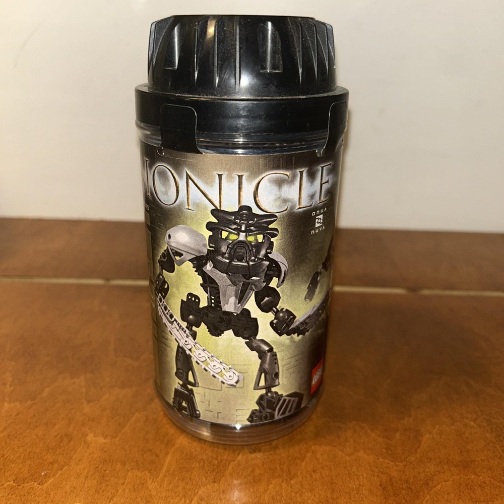 LEGO 8566 Bionicle Onua Nuva NEW SEALED Black Toa Vintage 2002 Set 41 Pieces